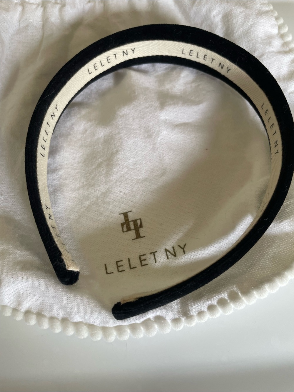 LELET NY - Gwyneth Petite Headband in black